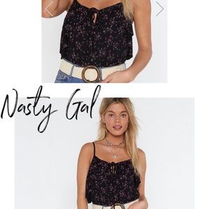 Floral Nasty Gal tank